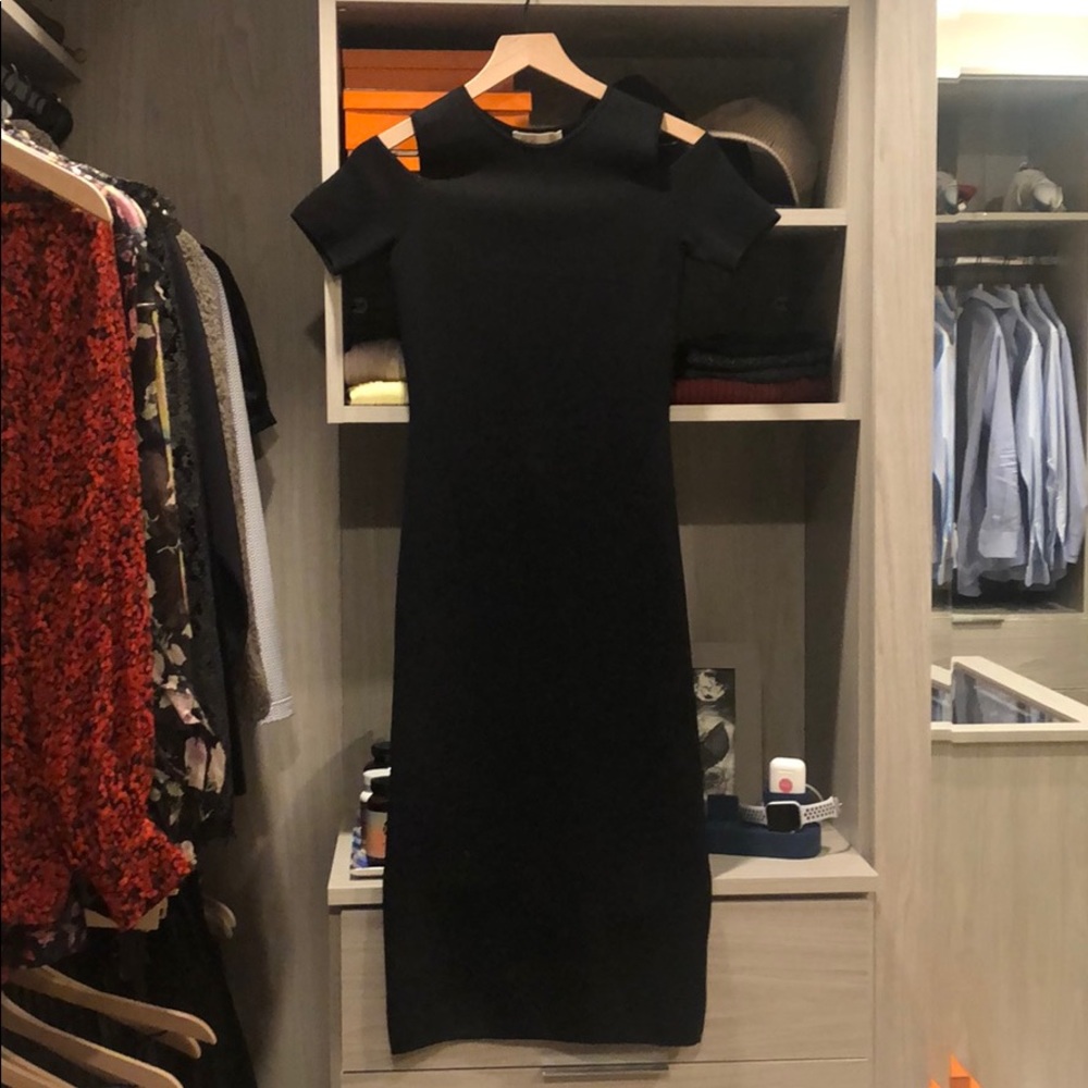 Original Michael Kors fitted black jersey dress